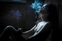 710 - KATIE BLUE SMOKING - CHASTIKOV DMITRY - russian federation